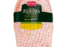 <p><strong>Julskinka</strong></p>
<p>Svensk Mästare: Scan<br />
Produkt: Scanjulskinka av rapsgris</p>
