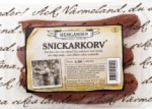<p><strong>Tjock småkorv<br />
</strong></p>
<p>Svensk Mästare: Hemgården<br />
Produkt: Snickarkorv</p>
