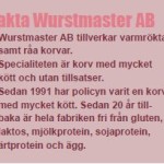 Fakta Wurstmaster